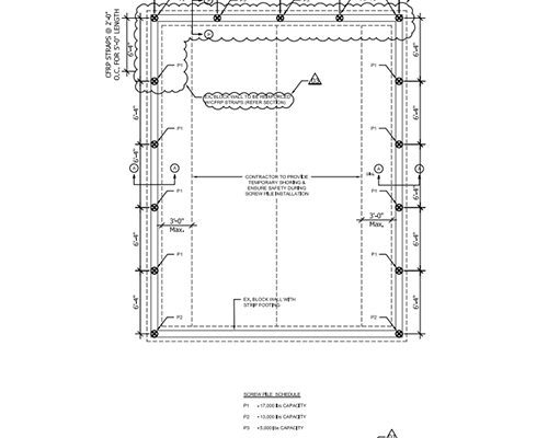 Underpinning Foundation with Helical Piles